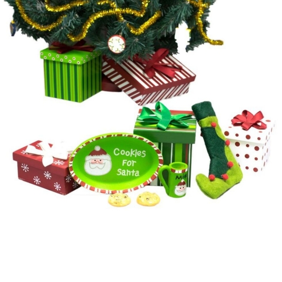 BNIB 18" Doll Santa's Cookie Kit 11 Part Christmas Accessory Play Set - Picture 4 of 7